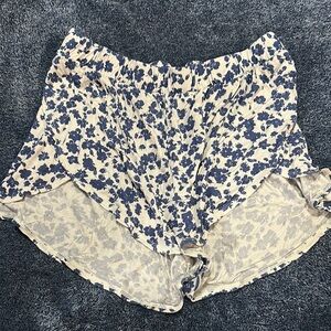 Old Navy Blue Floral Lounge Shorts